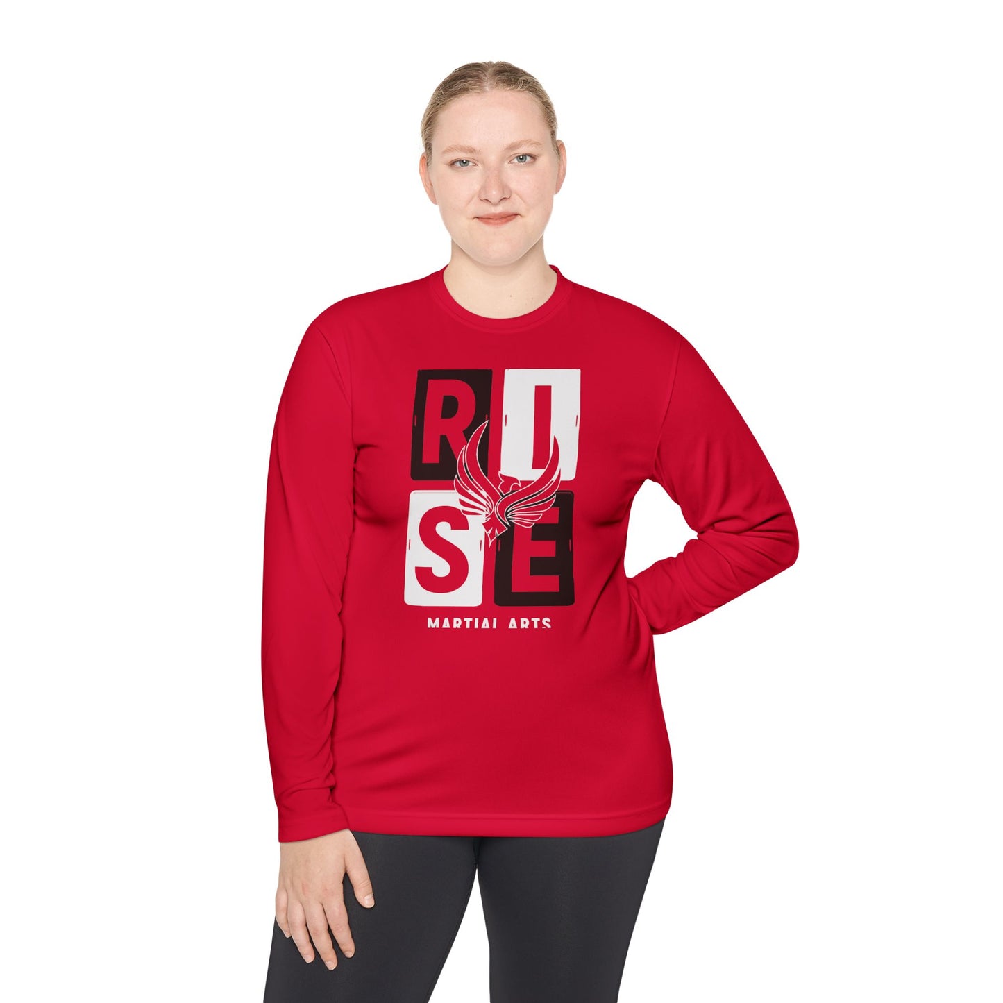 Adult Long Sleeve RISE Block Tee