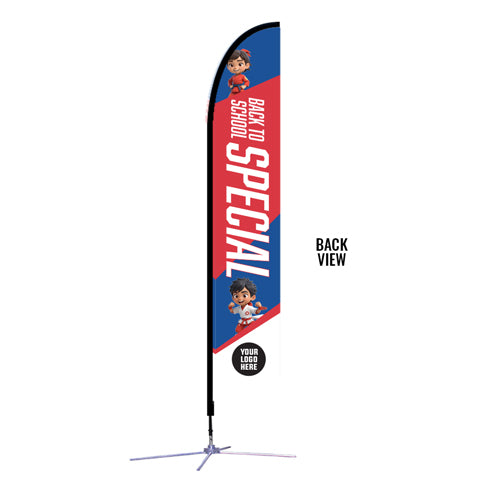 Back to School Special 14’ Feather Flag V2
