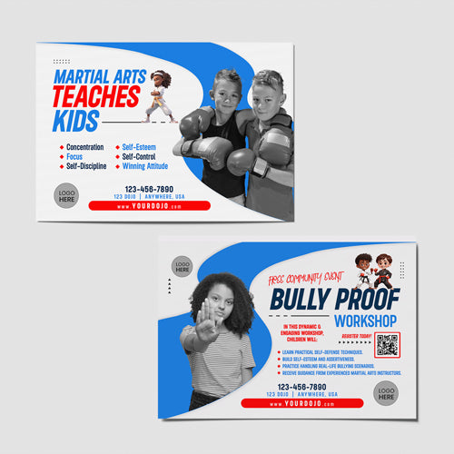 Bully Proof | Karate Teaches V3 Postcards