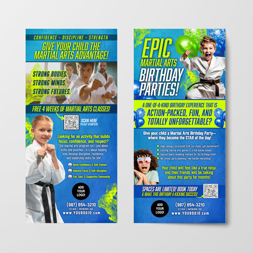 Martial Arts Advantage Kids Rack Card