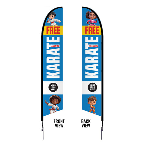 FREE Karate 14’ Feather Flag