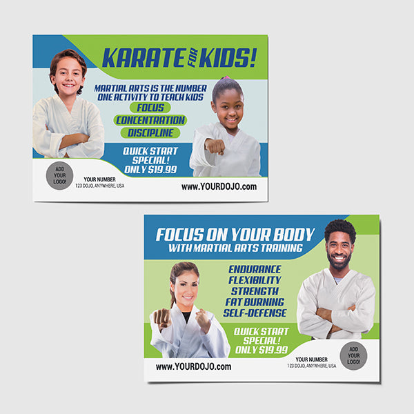 Kids & Adults Marketing Card
