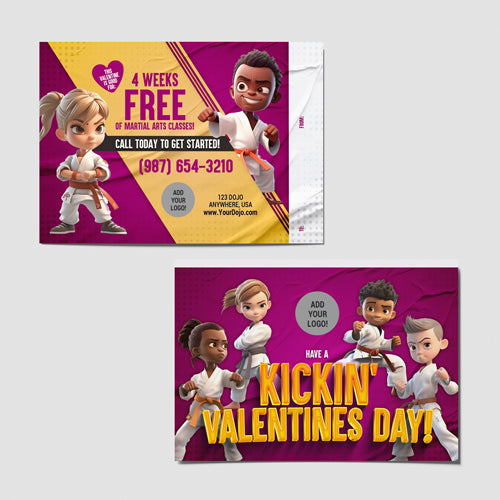 Have A Kickin' Valentines Day Postcards