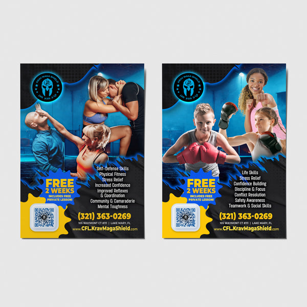 Krav Maga Shield Free 2 Weeks Postcards