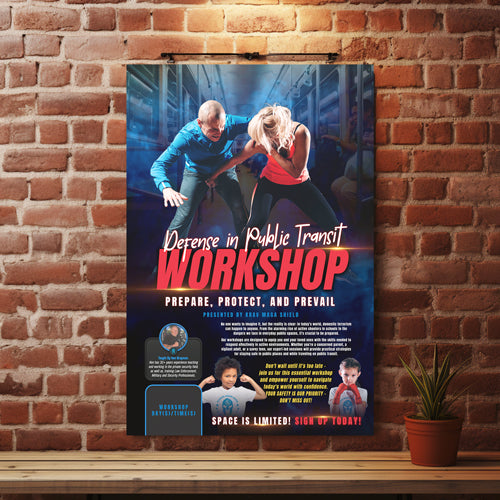 KMS 24" x 36" Defense in Public Transit Workshop Poster