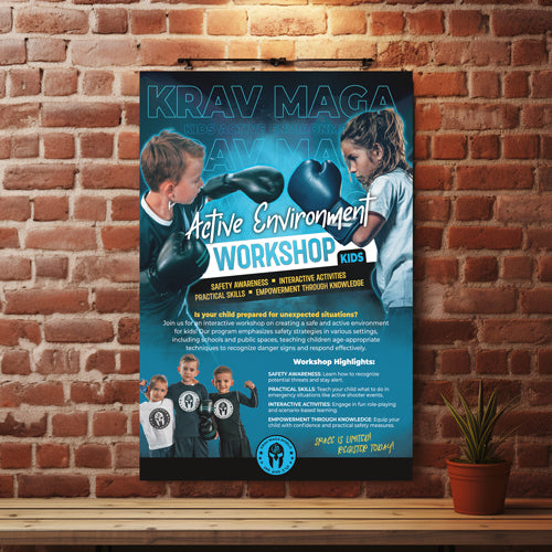 KMS 24" x 36" Kids Active Environment Workshop Poster