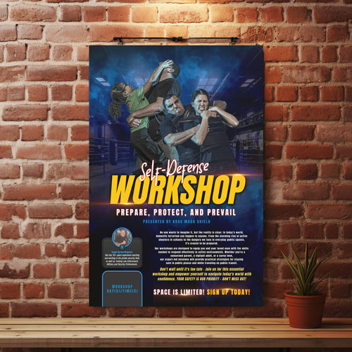 KMS 24" x 36" Self-Defense Workshop Poster