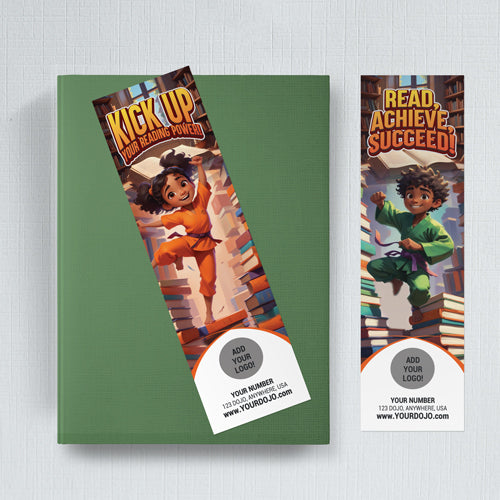Kick Up Your Reading Power Bookmark