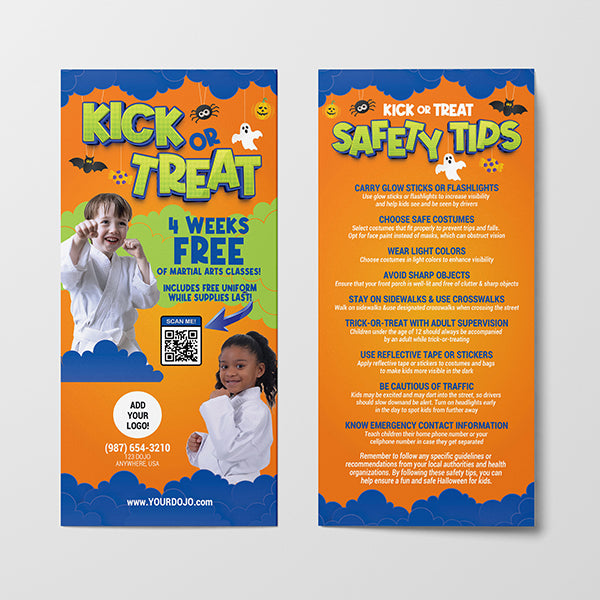 Kick or Treat Halloween Rack Card