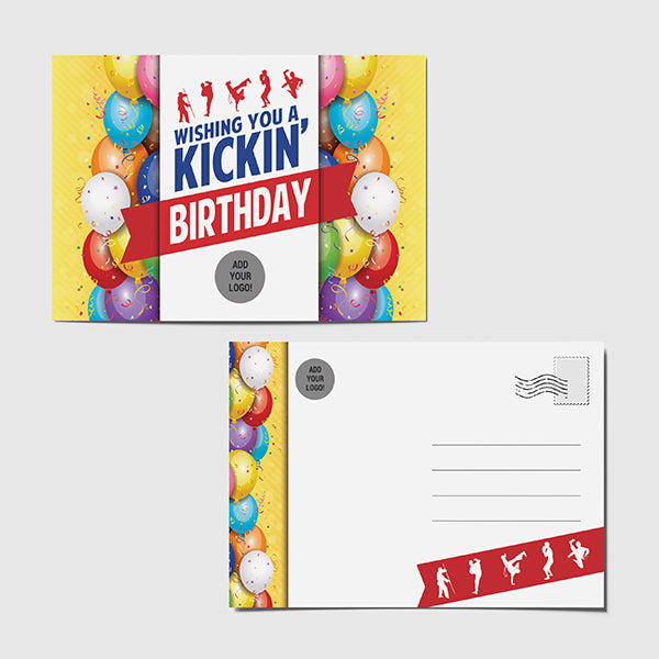 Kickin' Birthday Postcards