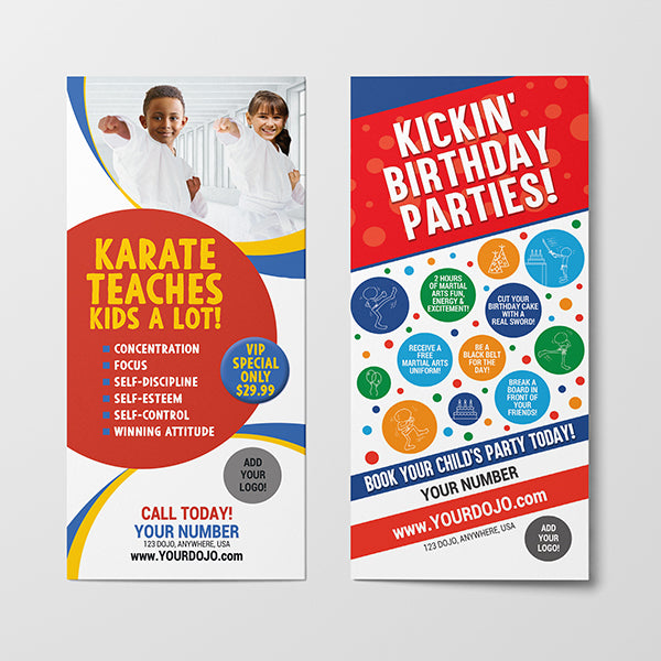 Karate Teaches Rack Card