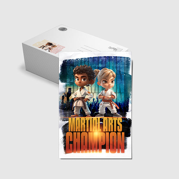 Martial Arts Champion Retention Card