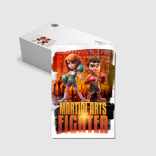 Martial Arts Fighter Retention Card