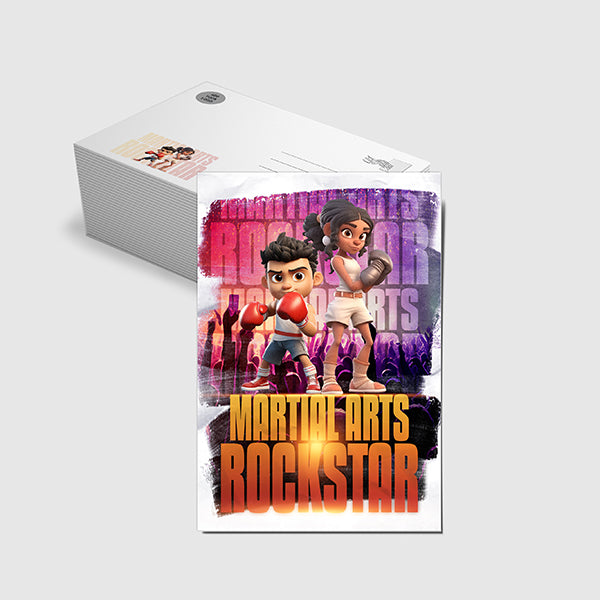 Martial Arts Rockstar Retention Card