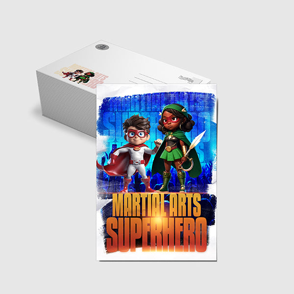 Martial Arts Superhero Retention Card