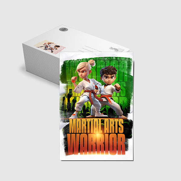 Martial Arts Warrior Retention Card