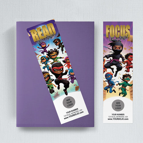 Reading & Focus Like a Ninja Bookmark