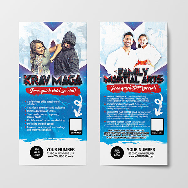 Krav Maga | Family Martial Arts Rack Card