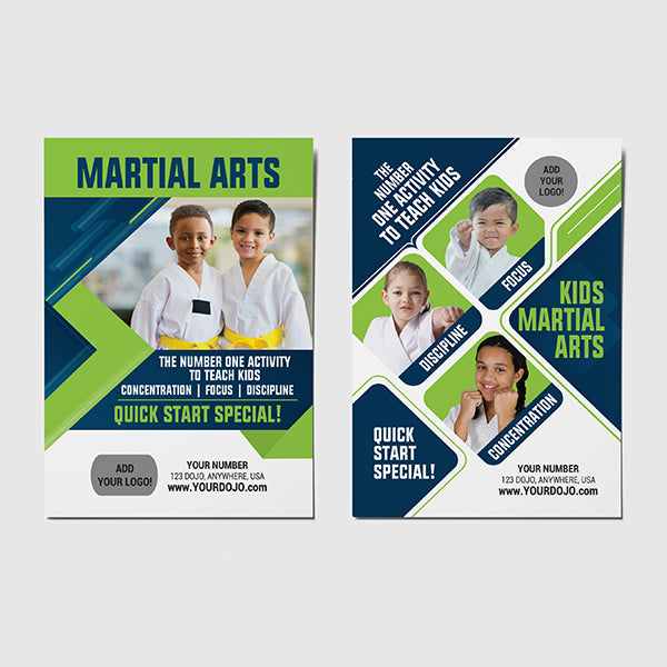 Kids Martial Arts Card
