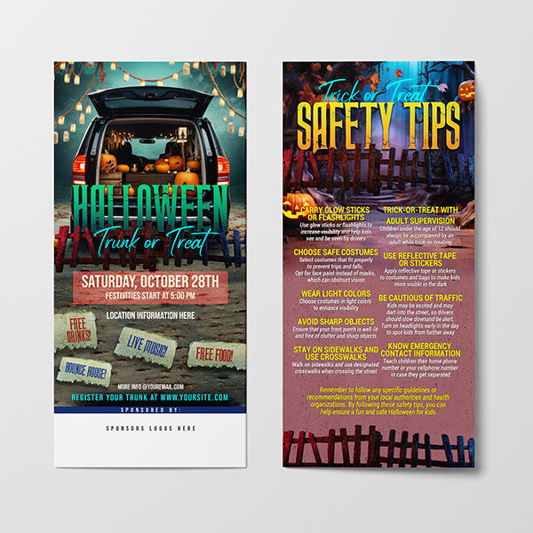 Trunk or Treat Halloween Rack Card