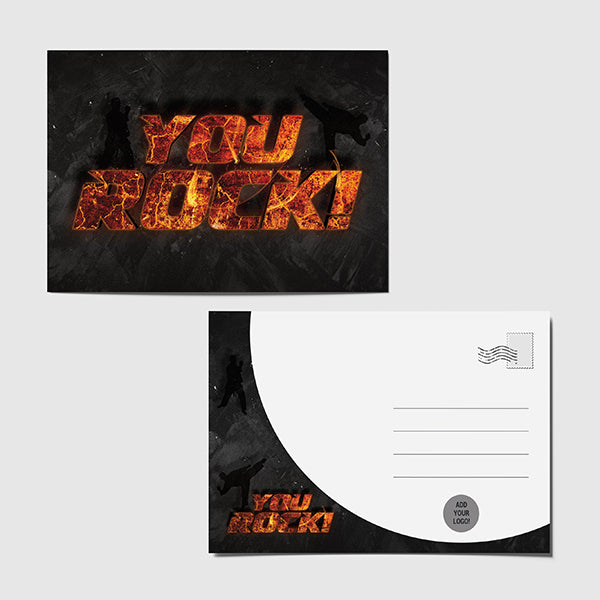 Blazing You Rock Retention Card