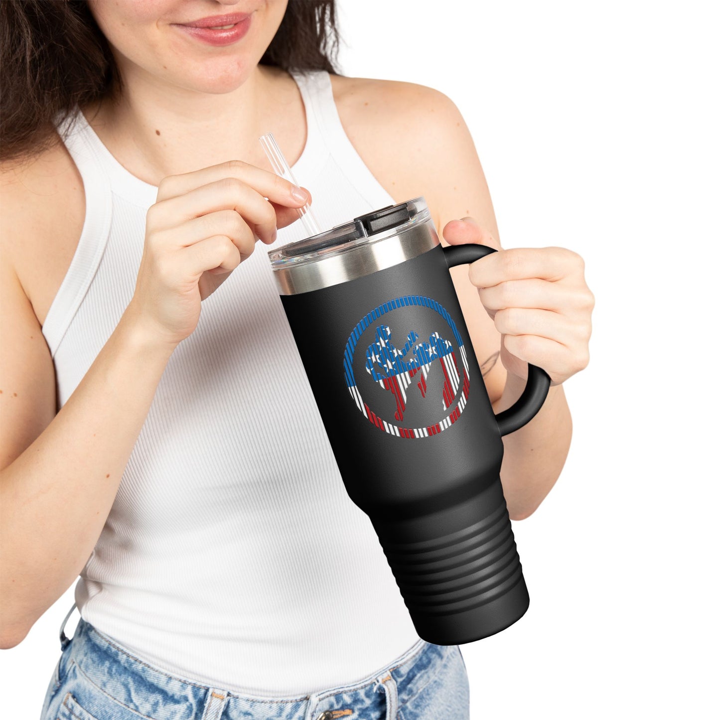 Stars & Strikes Insulated Travel Mug, 40oz