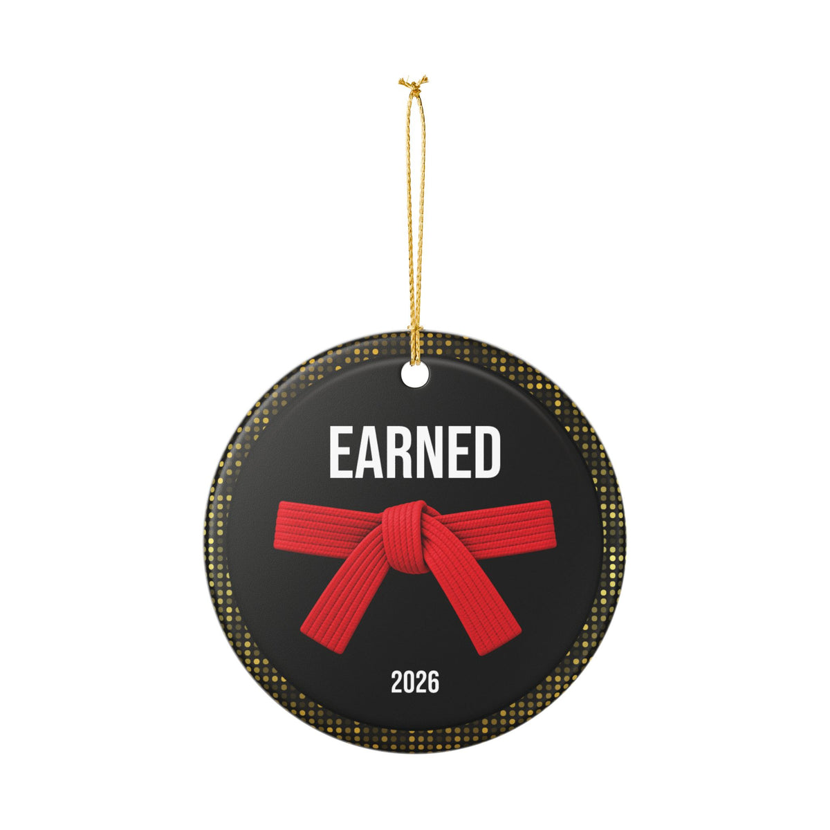 Onyx Personalized Rank Keepsake: Red Belt