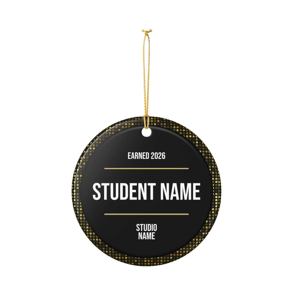 Onyx Personalized Rank Keepsake: Brown Belt