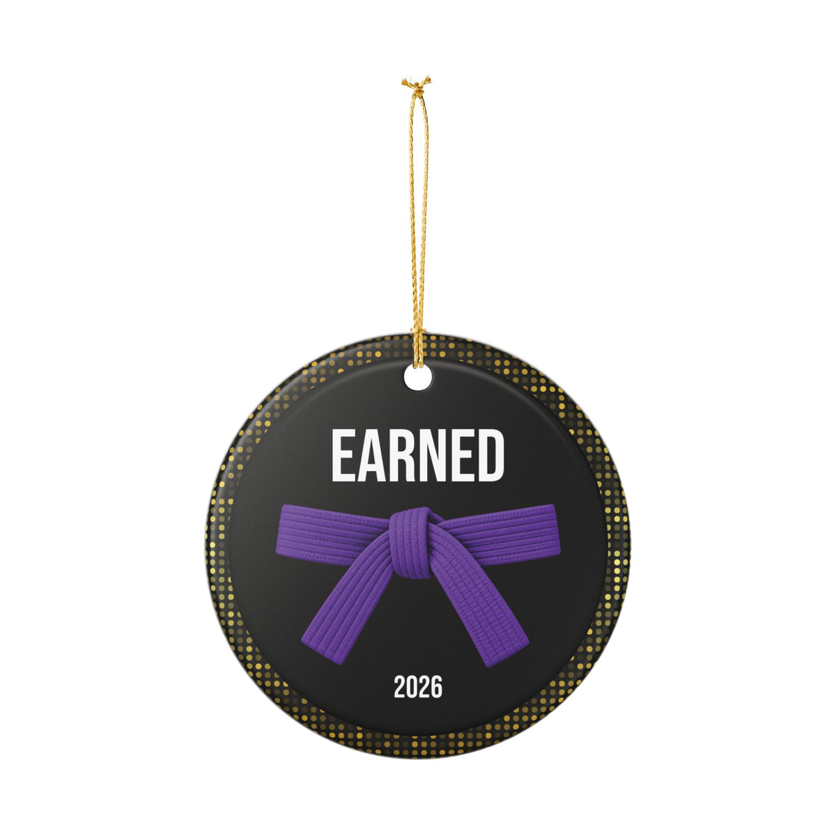 Onyx Personalized Rank Keepsake: Purple Belt
