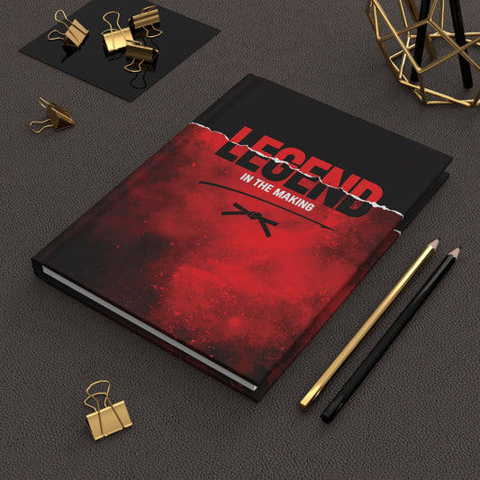 Legend in the Making Red Hardcover Journal