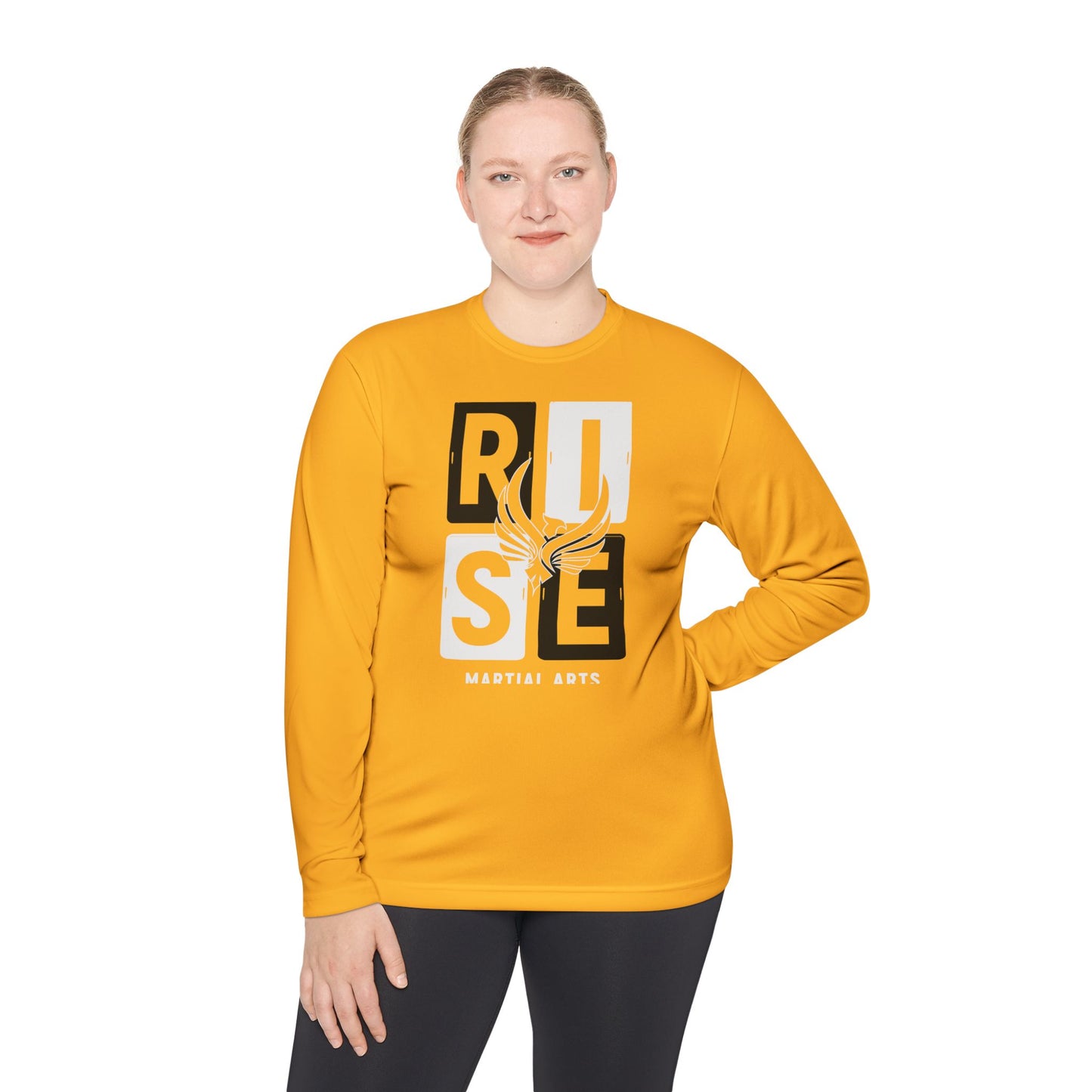 Adult Long Sleeve RISE Block Tee