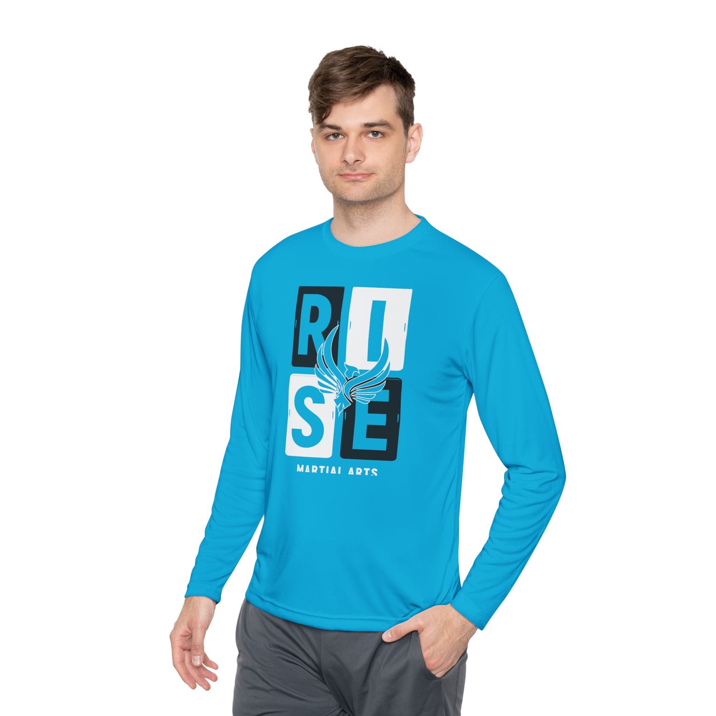 Adult Long Sleeve RISE Block Tee
