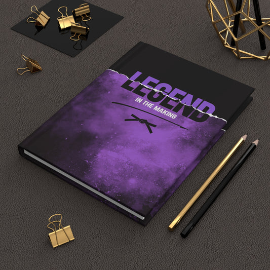 Legend in the Making Purple Hardcover Journal