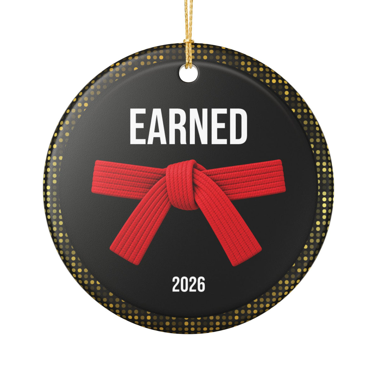 Onyx Personalized Rank Keepsake: Red Belt