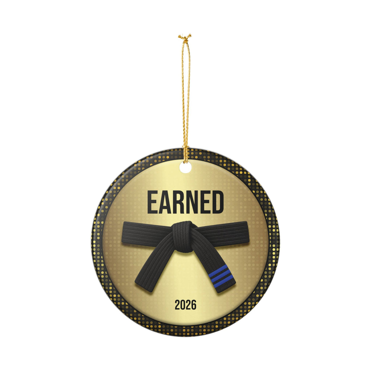 Personalized Rank Keepsake: Black Belt 3rd Blue