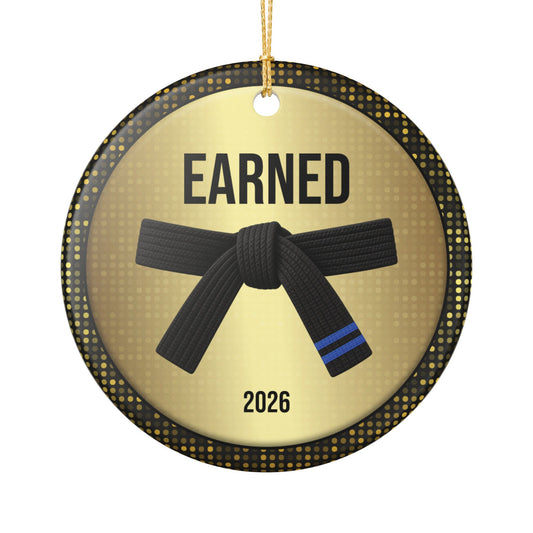 Personalized Rank Keepsake: Black Belt 2nd Blue