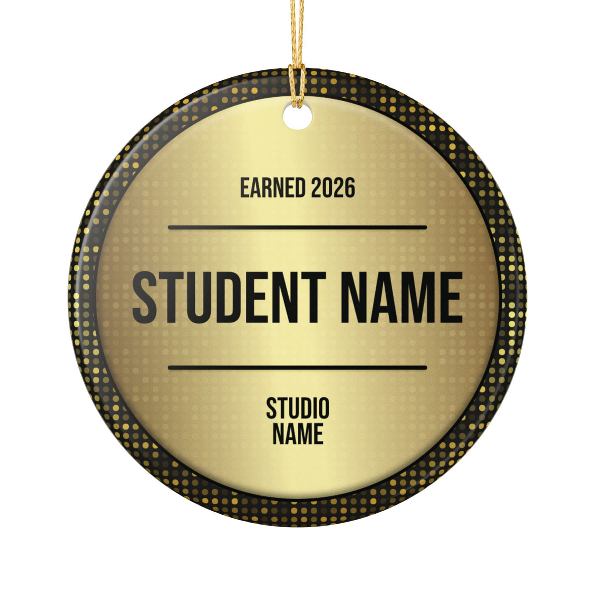 Personalized Rank Keepsake: Black Belt 3rd Blue