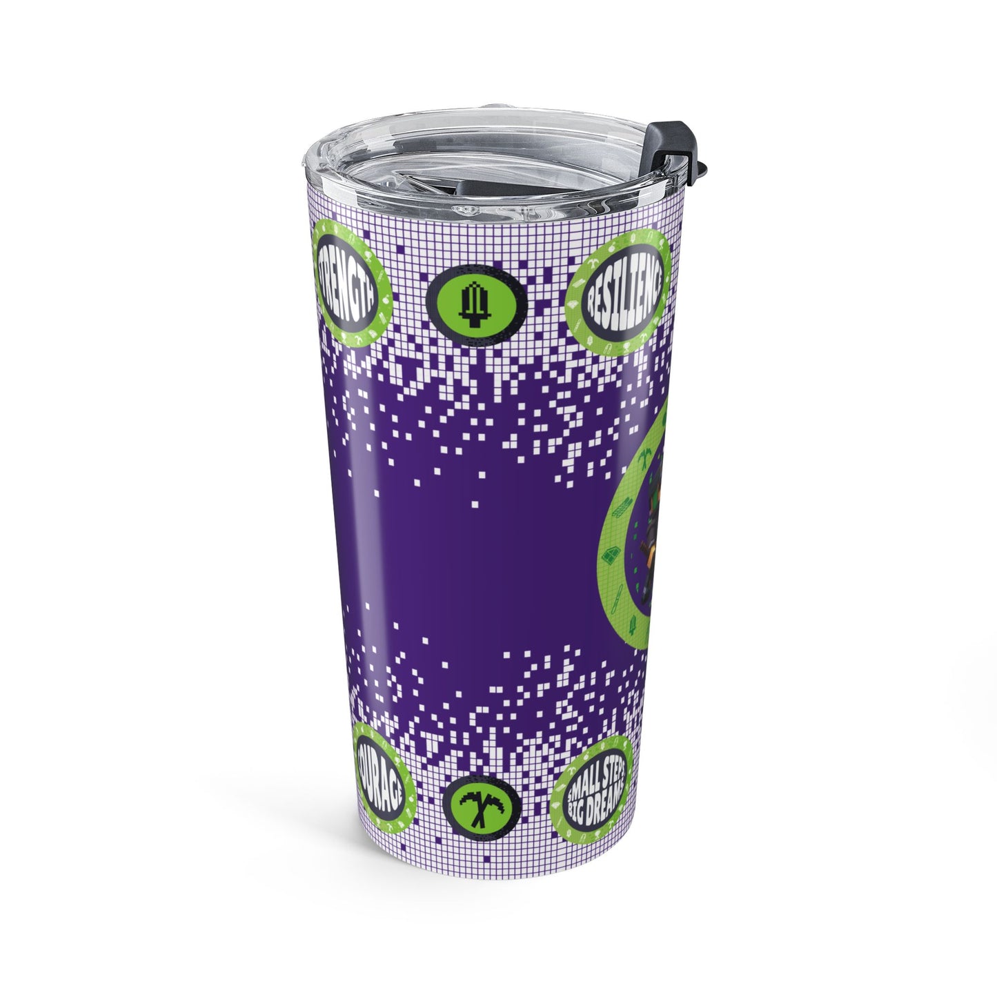 Block Belt Warriors Purple 20oz Tumbler