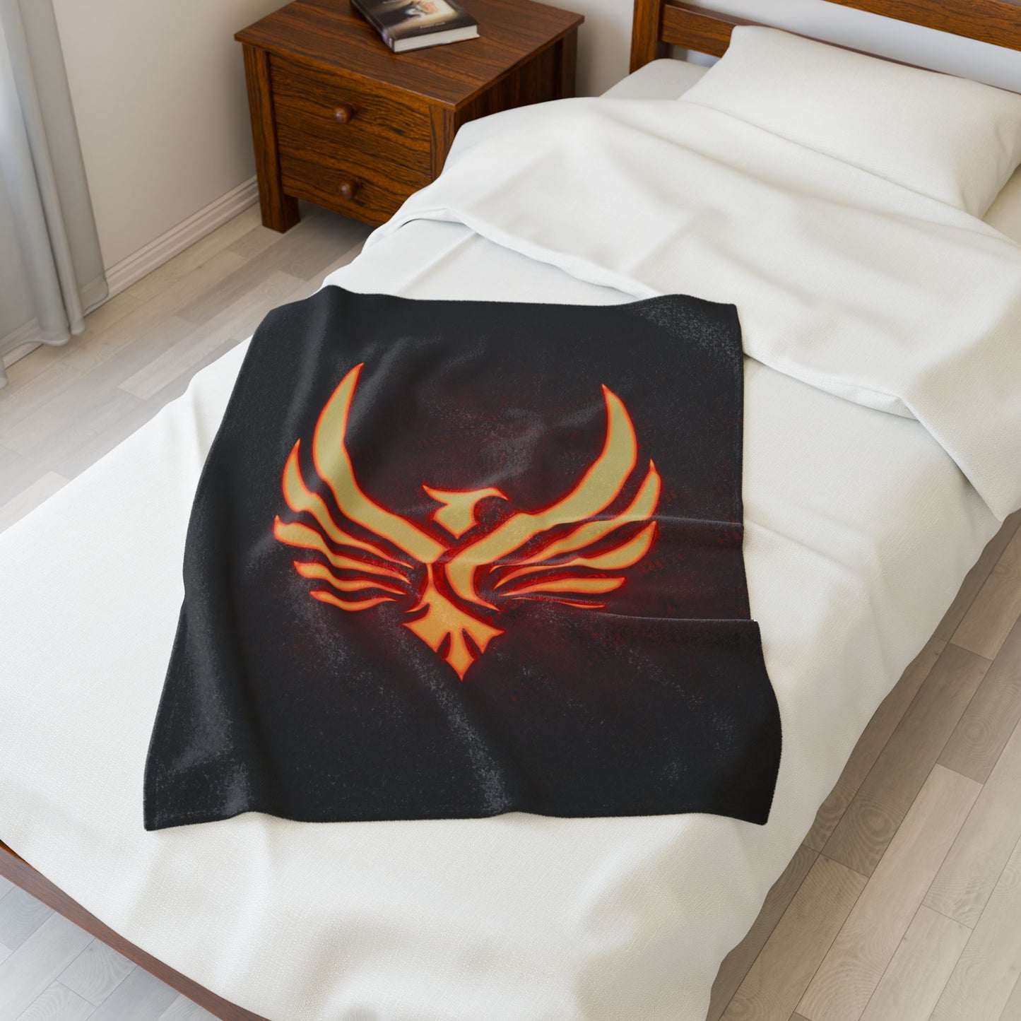 Rise Martial Arts Velveteen Plush Blanket