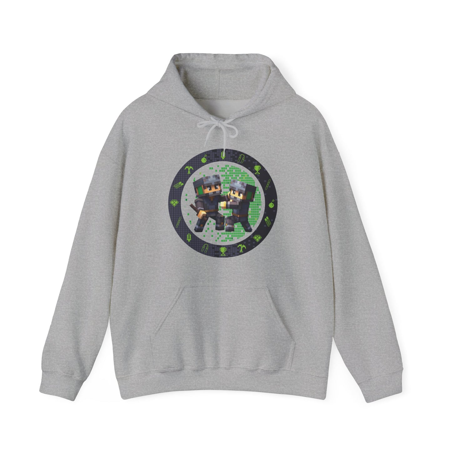 Adult Block Belt Warriors Heavy Blend Hoodie