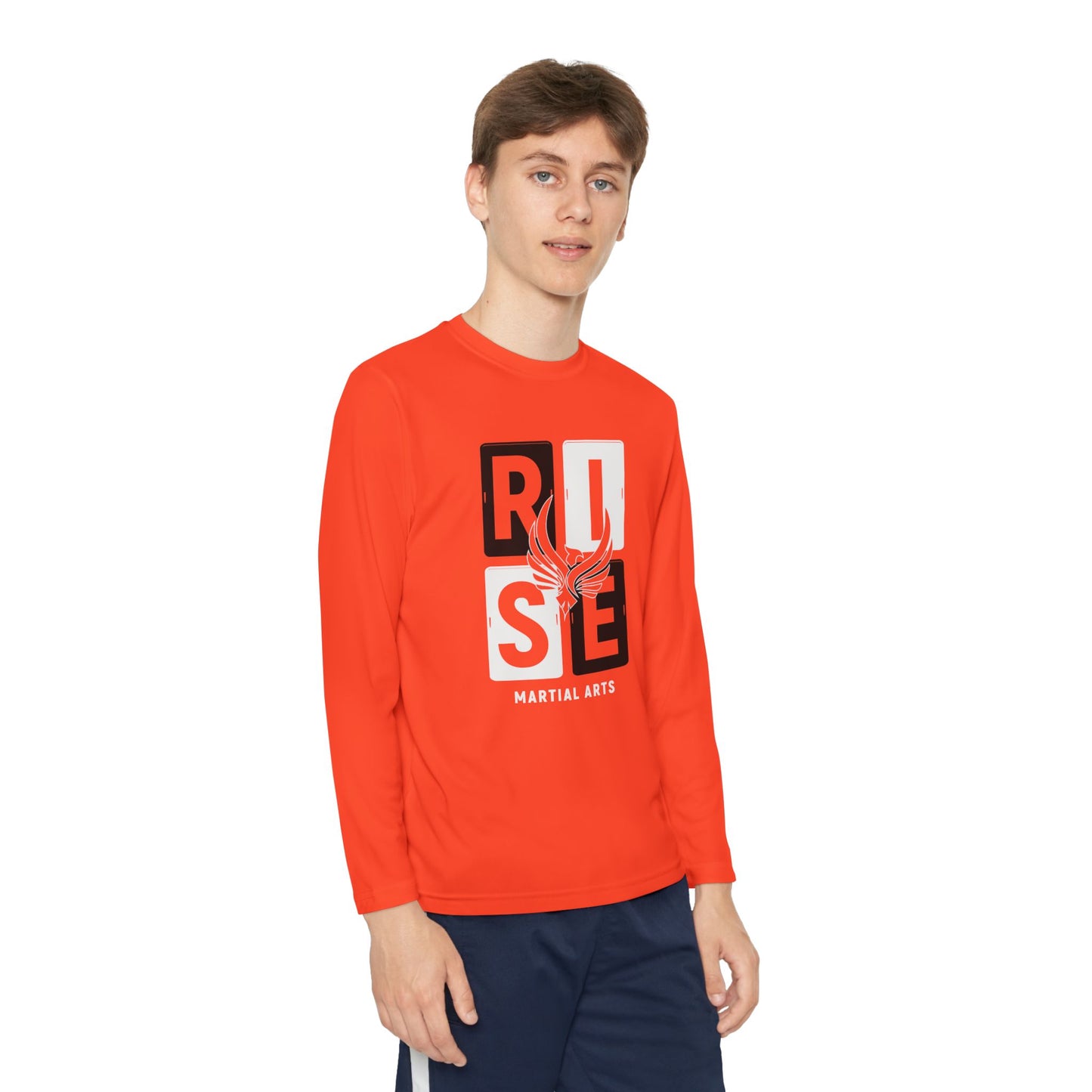 Youth Long Sleeve RISE Block Tee