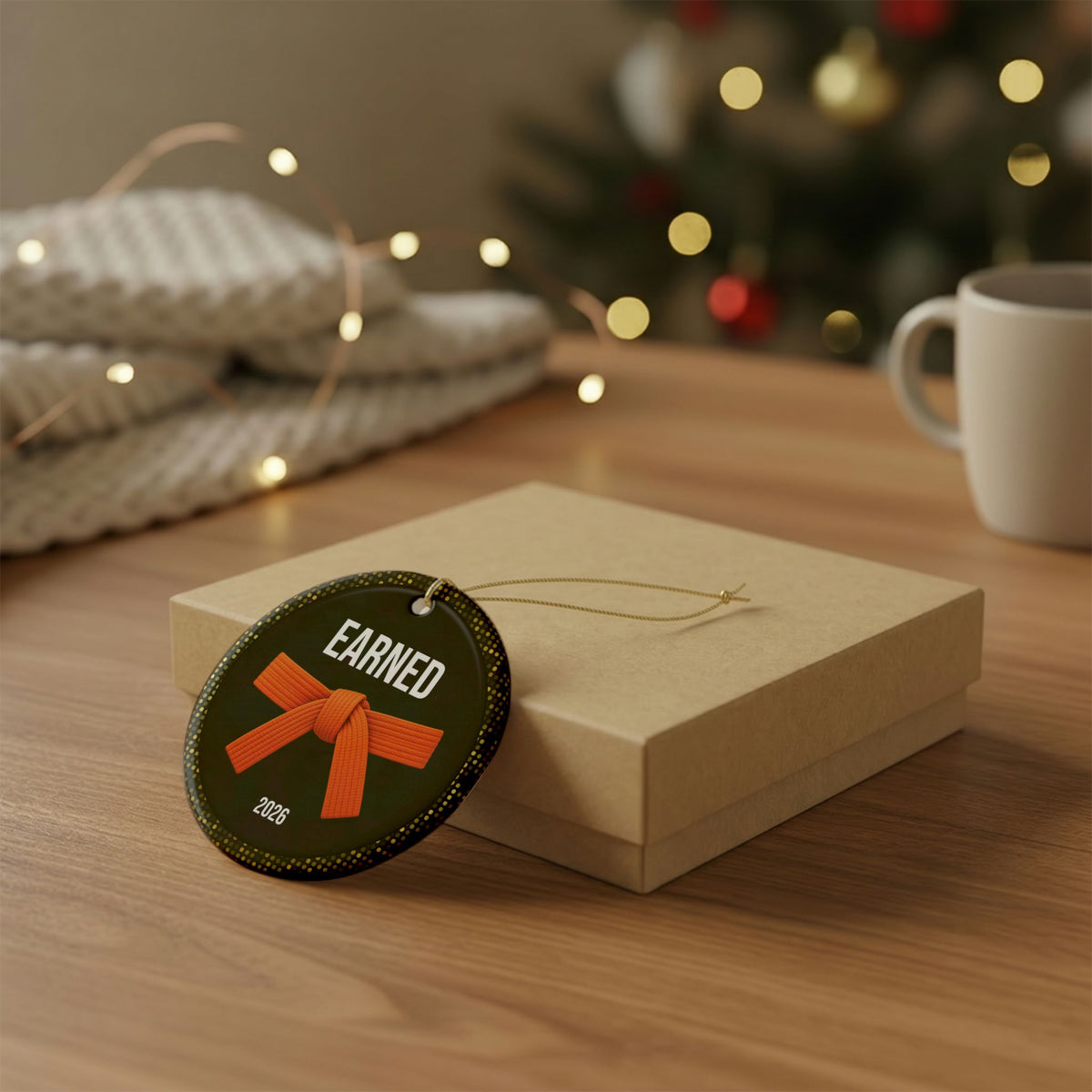 Onyx Personalized Rank Keepsake: Orange Belt