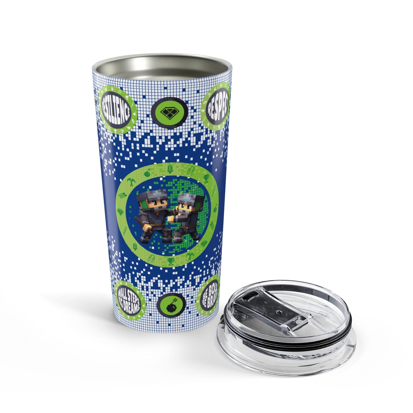Block Belt Warriors Blue 20oz Tumbler