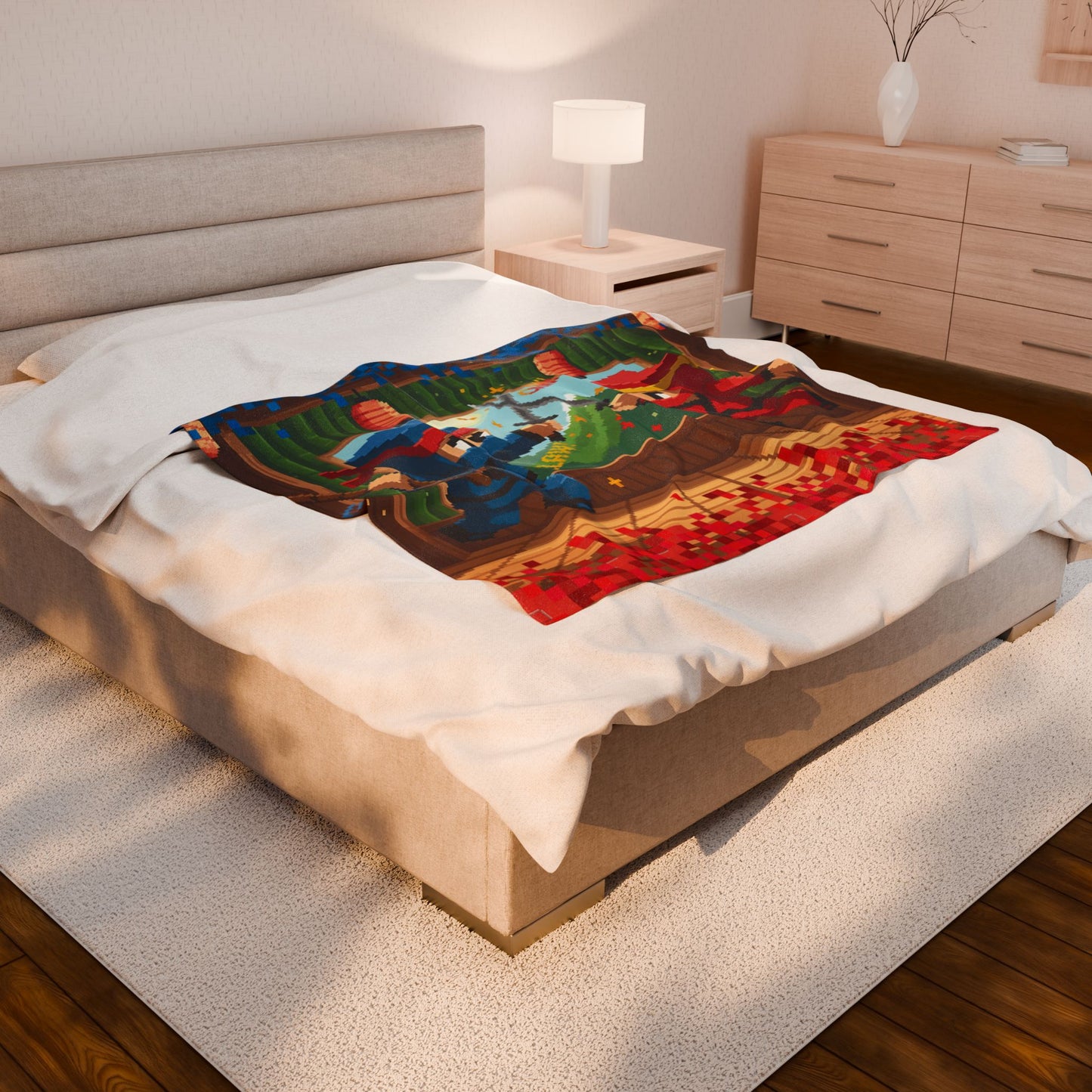 Ninja Clash Cozy Velveteen Plush Blanket