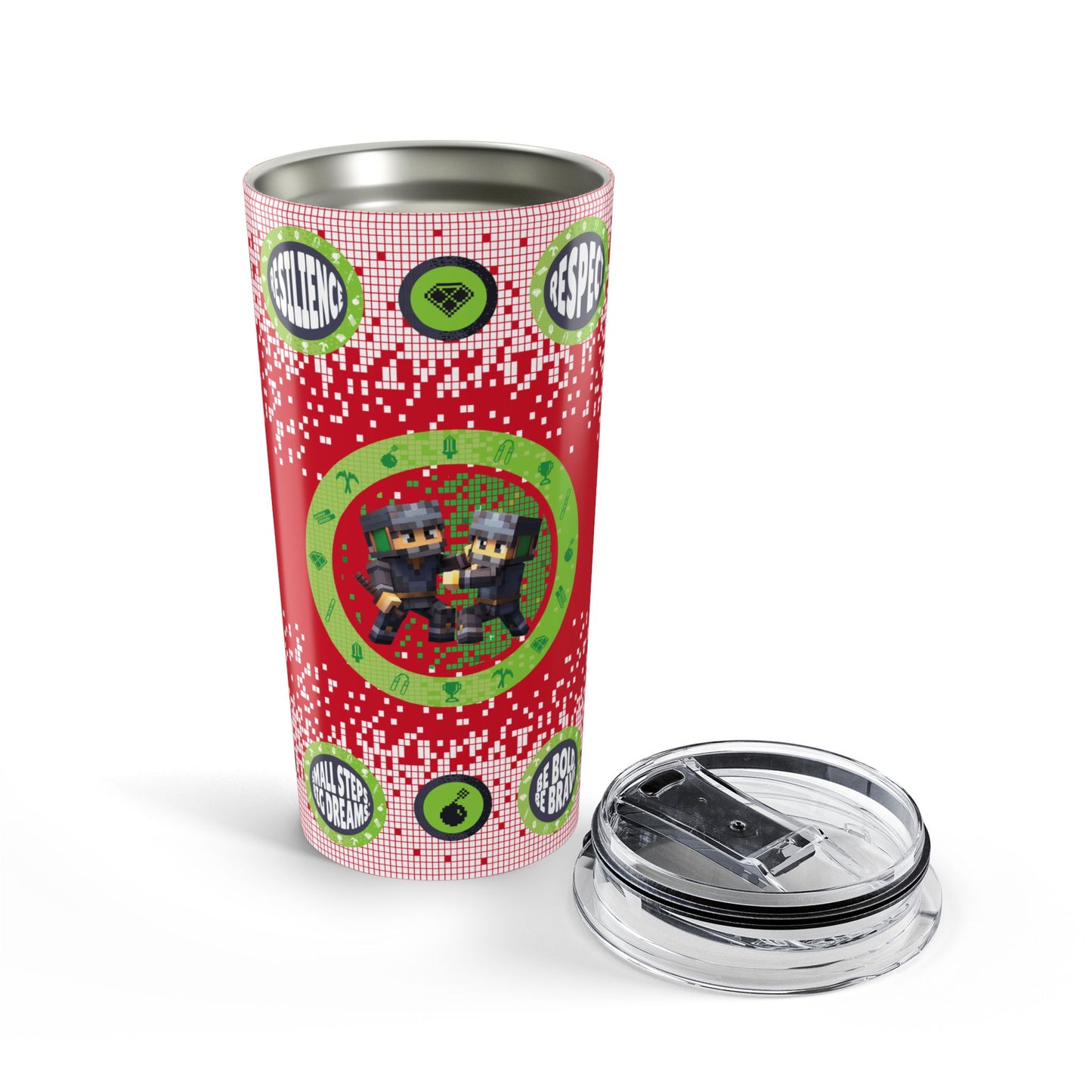 Block Belt Warriors Red 20oz Tumbler