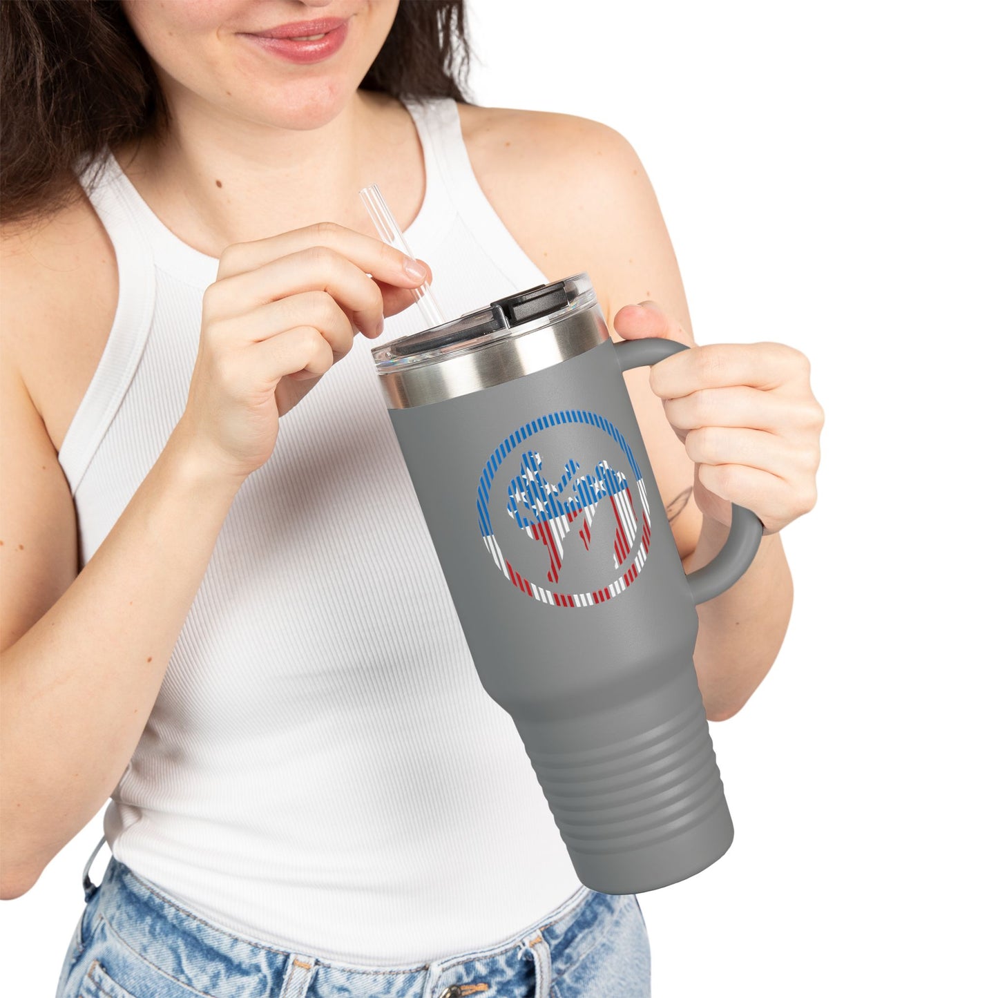 Stars & Strikes Insulated Travel Mug, 40oz