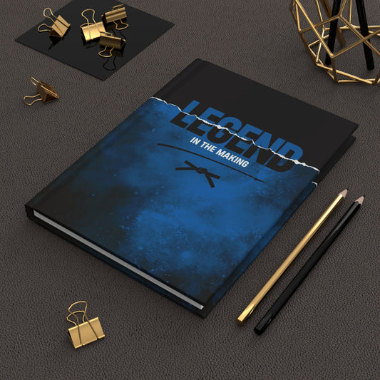Legend in the Making Blue Hardcover Journal
