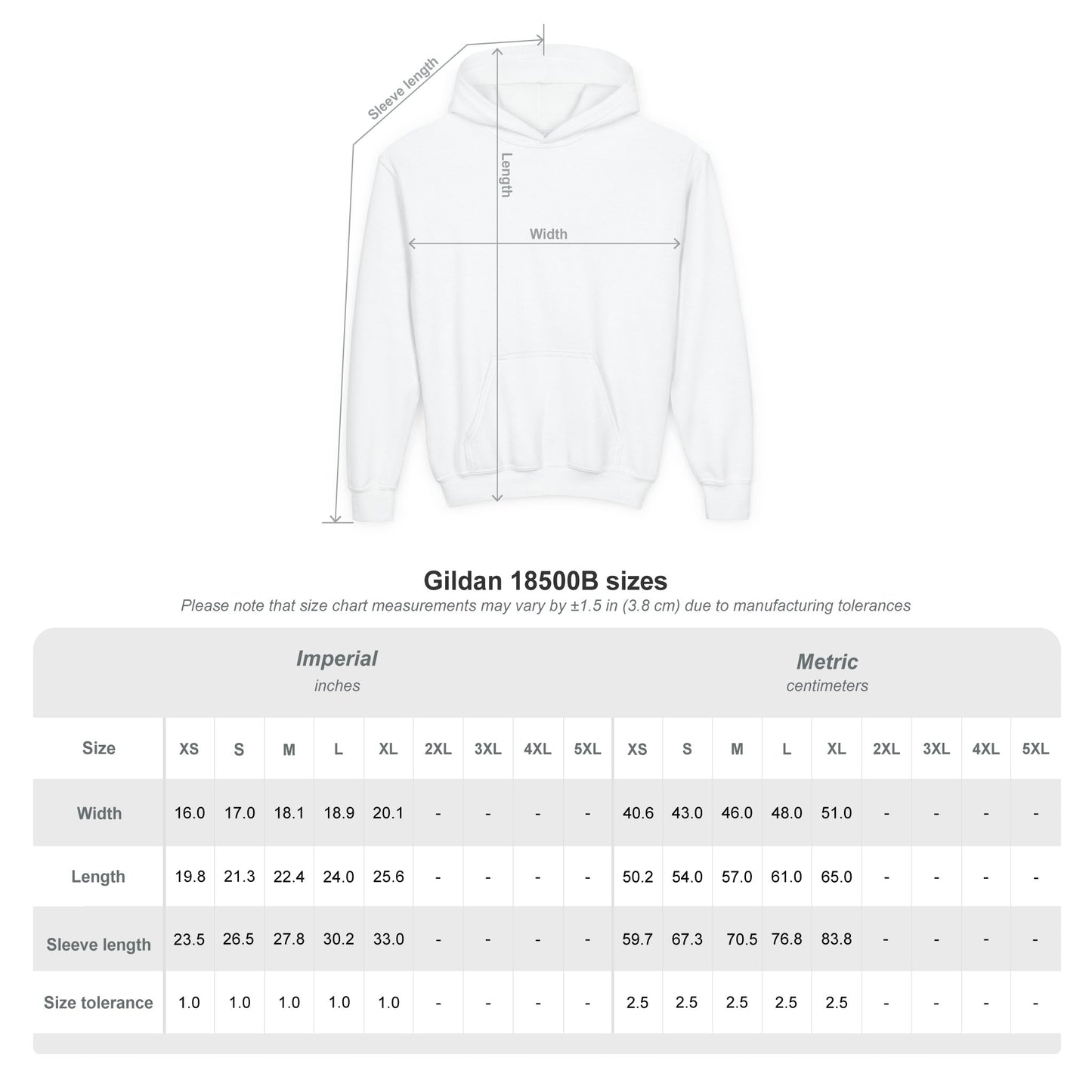 Youth Stars & Strikes Heavy Blend Hoodie