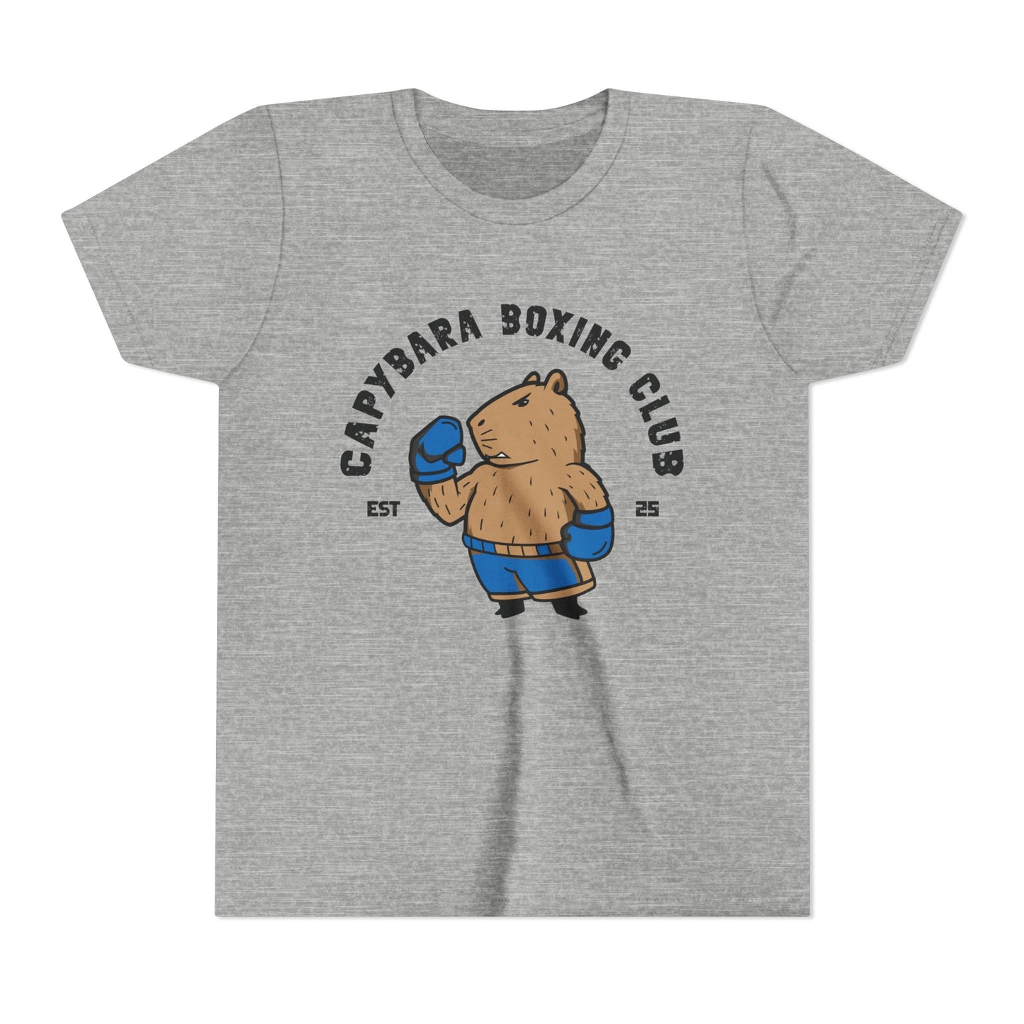 Youth Capybara Blue Boxing Club Tee