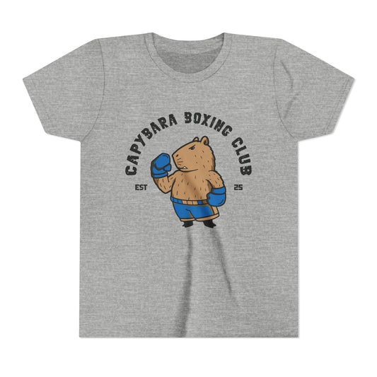 Youth Capybara Blue Boxing Club Tee